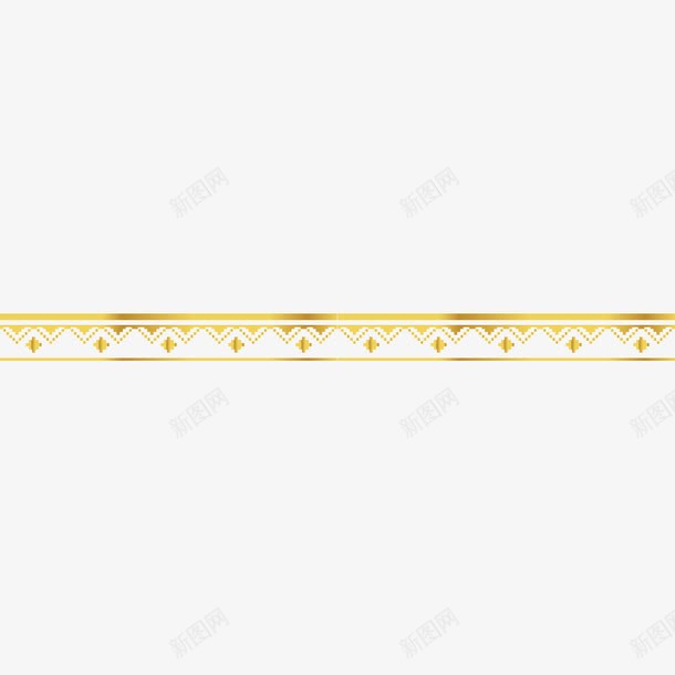 金色丝带png免抠素材_新图网 https://ixintu.com 装饰图案 金色丝带 金色装饰图案 金色边线