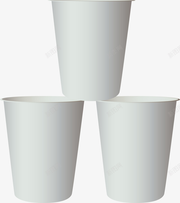 重叠的杯子png免抠素材_新图网 https://ixintu.com 卡通杯子 彩色 杯子 杯子样机 矢量杯子 纸制品 纸杯 纸杯样机 饮具