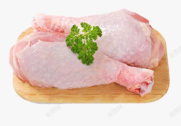 切菜板上的两个鸡腿png免抠素材_新图网 https://ixintu.com 两个 切菜板 菜板 鸡肉 鸡腿