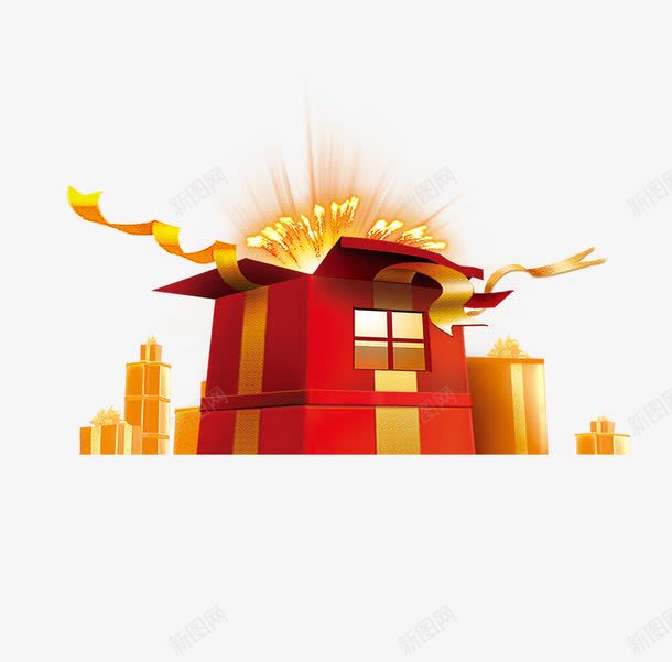 红色礼品盒png免抠素材_新图网 https://ixintu.com png 惊喜 礼品包装带 礼品屋 礼品盒 礼物 礼物盒子 红色 红色图片 装饰元素 高兴