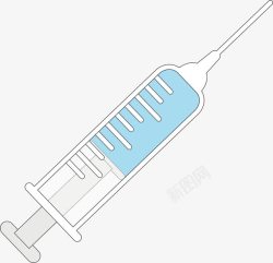 医药器材矢量图打针卡通高清图片