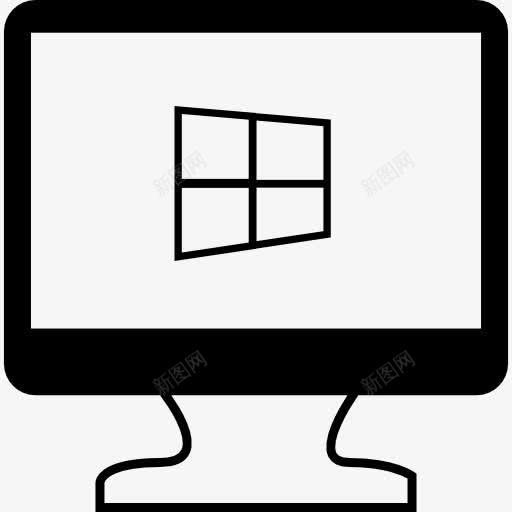 Windows屏幕图标png_新图网 https://ixintu.com 工具和用具 操作系统 显示器 电脑 电视 计算机