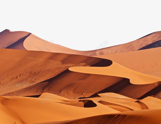 沙哈拉大沙漠png免抠素材_新图网 https://ixintu.com 山丘 流沙 红棕色 自然景观