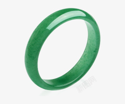 绿色的玉镯古代饰品翡翠玉镯高清图片