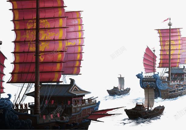 近景古代帆船png免抠素材_新图网 https://ixintu.com 古代 帆船 近景