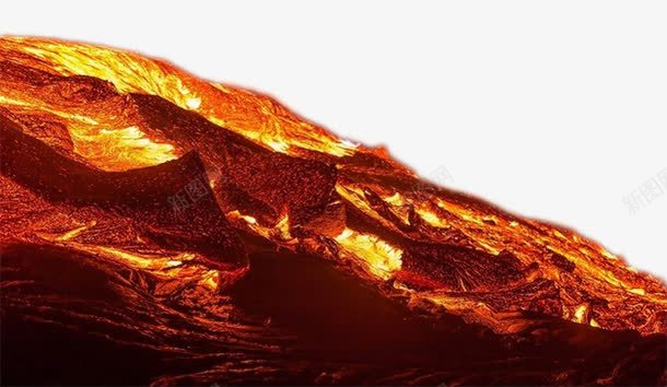 火山png免抠素材_新图网 https://ixintu.com 岩浆 岩浆爆炸 活火山 火山爆发 炎热的 自然灾害
