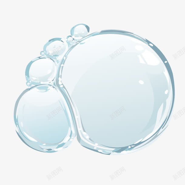 大小透明水泡气泡png免抠素材_新图网 https://ixintu.com 大小 小水泡 比大小 气泡 水泡 透明