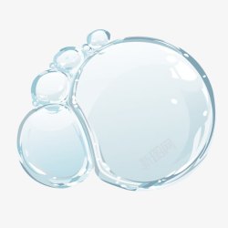 大小透明水泡气泡素材