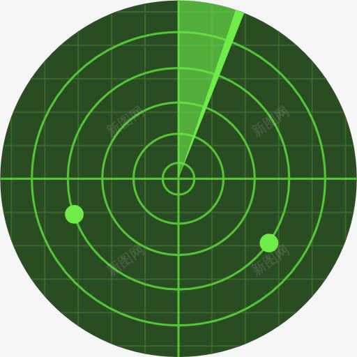 雷达图标png_新图网 https://ixintu.com 位置的地方 技术 电子 雷达 面积