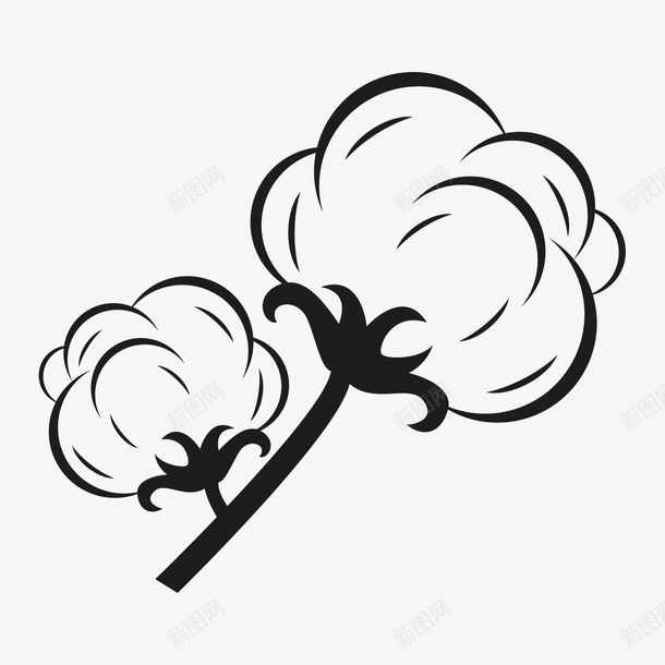棉花花朵简笔画png免抠素材_新图网 https://ixintu.com 开花 手绘棉花花朵 果实 棉花 棉花果实 棉花花朵 棉花花朵简笔画 生物世界 白色花 花草
