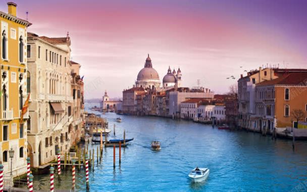 水城威尼斯海报背景背景