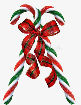 装饰图案手杖png免抠素材_新图网 https://ixintu.com 丝带 圣诞节 彩带 手杖 蝴蝶结