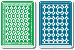 魔术道具圆形镂空魔术扑克牌高清图片