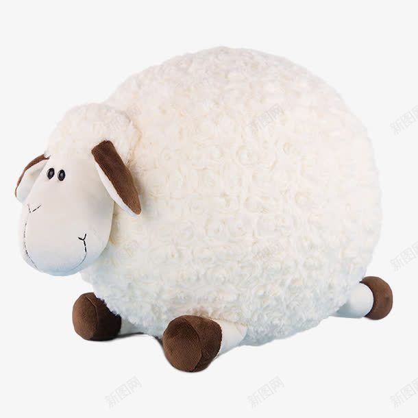 绵羊玩偶png免抠素材_新图网 https://ixintu.com 布艺玩具 抱枕 玩具 绵羊玩偶
