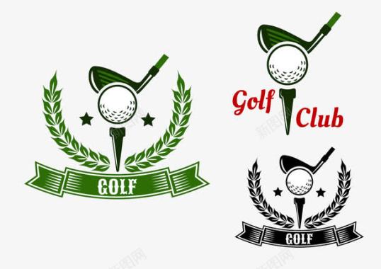 高尔夫球俱乐部图标图标