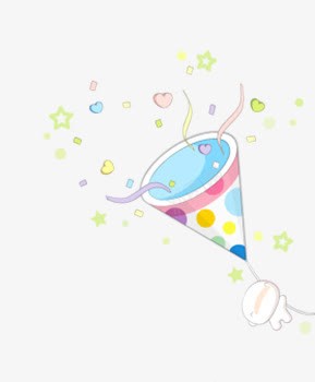 彩色的礼花png免抠素材_新图网 https://ixintu.com 免费PNG 喇叭 培训 彩炮 手绘 教育 爱心