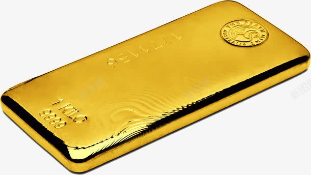 一块很薄的黄金png免抠素材_新图网 https://ixintu.com 立体 金块 金属 金属块 金条 金色 黄金