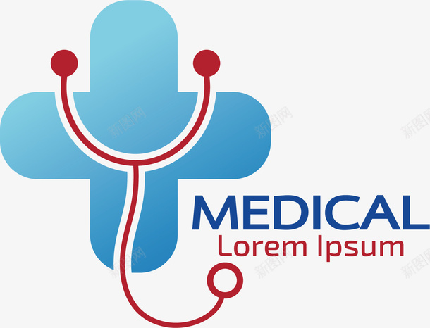 医学健康检查图标png_新图网 https://ixintu.com logo lorem lpsum 体格 健康 创意 医疗 听诊 蓝色