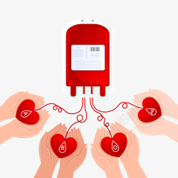 无偿献血公益活动素材