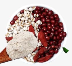 混合杂粮红豆薏米魔芋粉高清图片