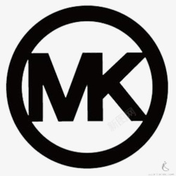 MK黑色奢侈品牌标志图标高清图片
