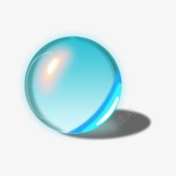 炫彩水晶球水晶球高清图片