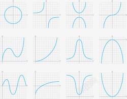 矢量数学抛物线数学抛物线曲线矢量图高清图片