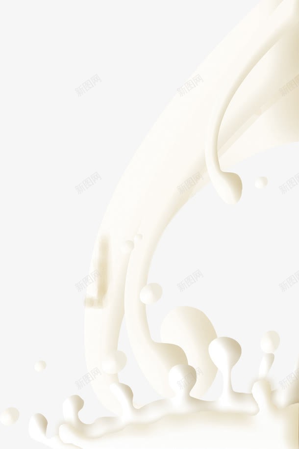 喷溅的滴状牛奶png免抠素材_新图网 https://ixintu.com 喷溅 滴状 牛奶 白色