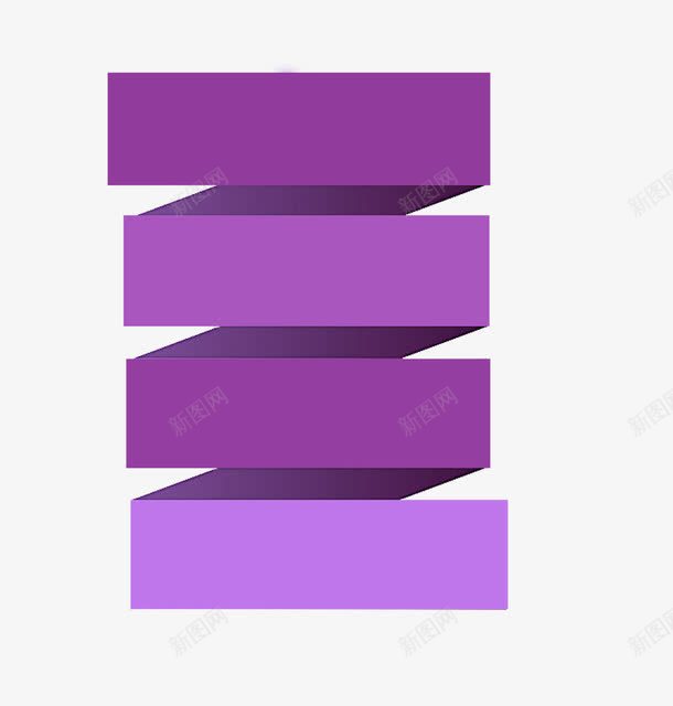 紫色折叠PPT装饰图案png免抠素材_新图网 https://ixintu.com PPT装饰图案透明PNG素材 多边形免费PNG下载 工作总结素材 年终总结素材 紫色
