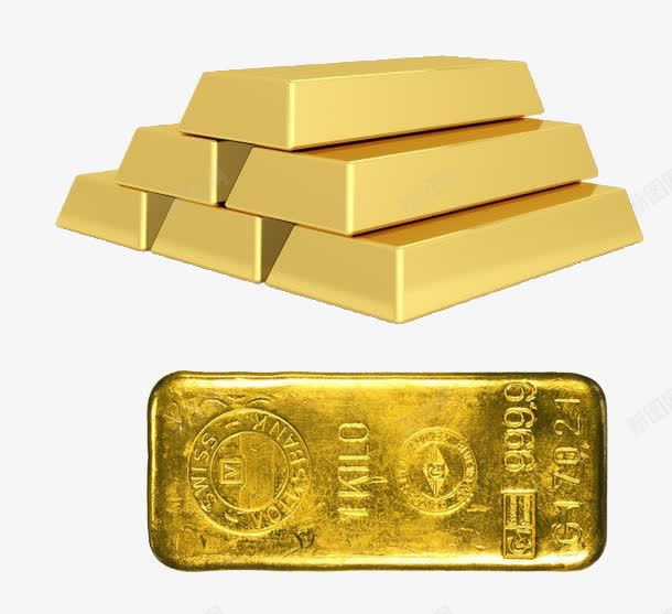 叠在一起的金条和金块png免抠素材_新图网 https://ixintu.com 5块叠在一起的金条 纯金金块 金条 黄金