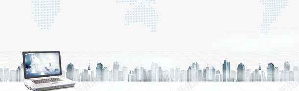 IT城市图png免抠素材_新图网 https://ixintu.com IT 城市 电脑 繁荣城市图 高层