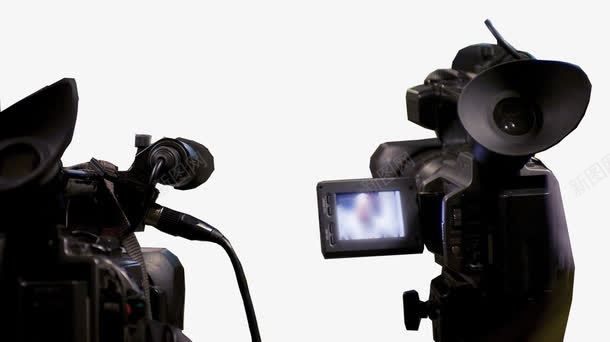 采访摄像机png免抠素材_新图网 https://ixintu.com 媒体 宣传 演播室 电视 记者