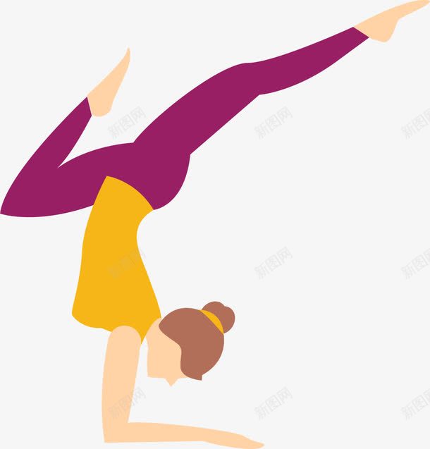 倒立瑜伽运动的美丽女人png免抠素材_新图网 https://ixintu.com 人物插画 倒立 倒立的人 单手倒立 性感女人 瑜伽运动 美丽女人 锻炼