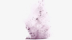 紫色沙尘紫色清新爆炸沙尘效果元素高清图片