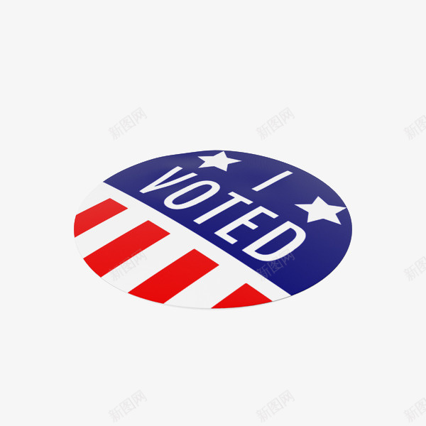 我投票了的贴纸png免抠素材_新图网 https://ixintu.com 我投票了 民主 美国 贴纸