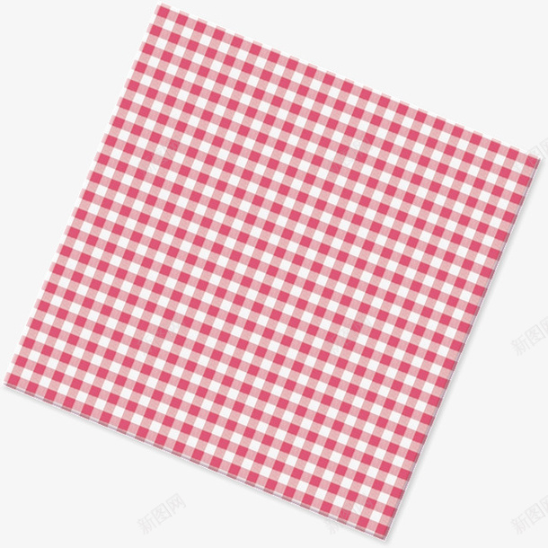 红格条纹餐布png免抠素材_新图网 https://ixintu.com 条纹 红格 西式 餐布