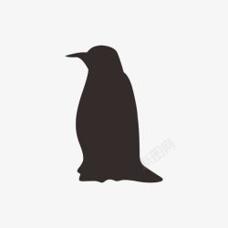 阴影图案企鹅图案高清图片