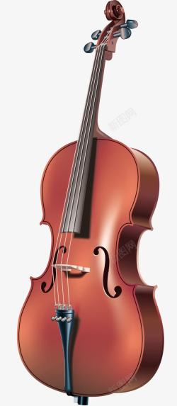 夕阳乐器大提琴高清图片