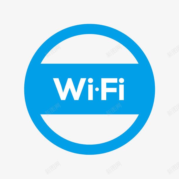 WiFi无线网络标签图标png_新图网 https://ixintu.com WiFi Wifi开放 上网 信号 无线 标签 网络