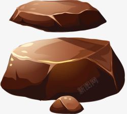 巧克力熔岩素材