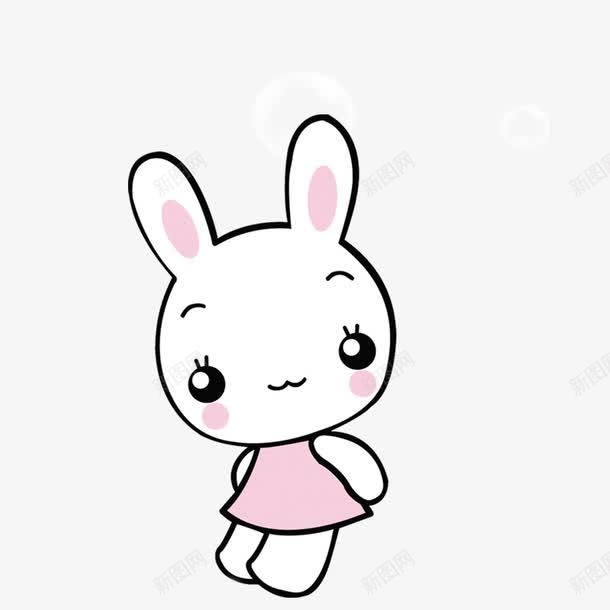 卡通兔子psd免抠素材_新图网 https://ixintu.com 兔子简笔画 卡通素材 小兔子 小白兔 简笔画五官素材
