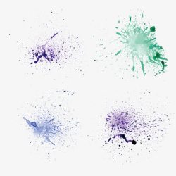 墨水飞溅艺术墨汁喷洒物高清图片
