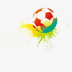 装饰器材足球运动绘画高清图片