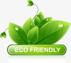 eco素材绿色环保标签主题图标高清图片