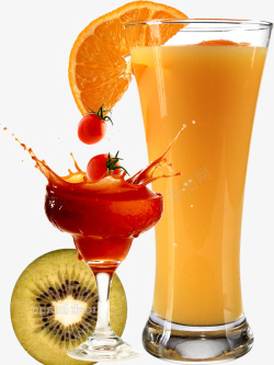 鲜果果汁实物圣女果榨汁高清图片
