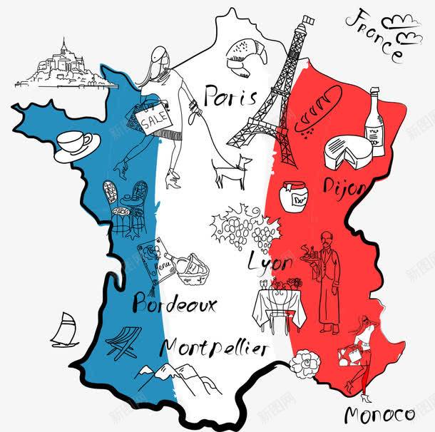 法国各地标志png免抠素材_新图网 https://ixintu.com 形状 条纹 法国各地标志 法国旅游 法国风情 白色 领土