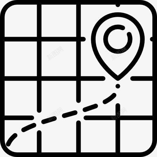 导航图标png_新图网 https://ixintu.com GPS定位 地图 地图和国旗 指针 标记 销