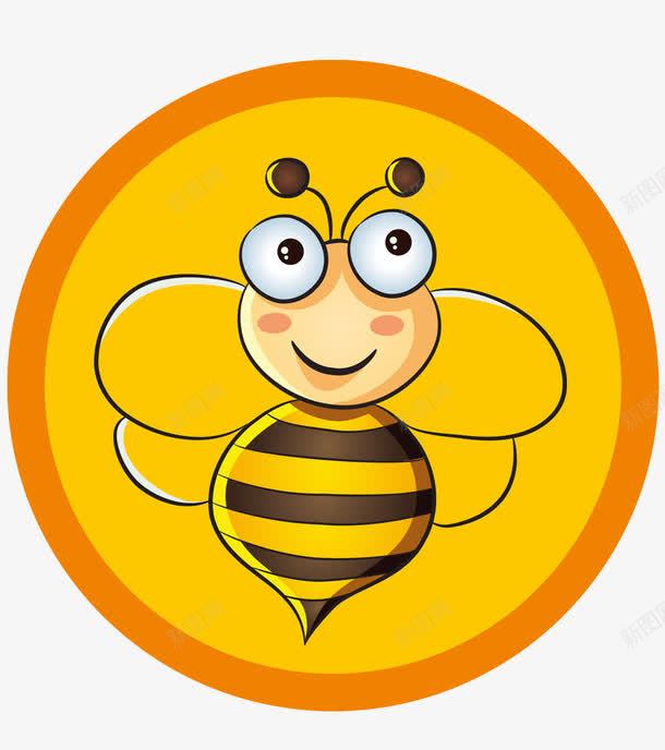 飞舞的小蜜蜂标志png免抠素材_新图网 https://ixintu.com 可爱的 小蜜蜂 蜜蜂标志 飞舞的 黄色