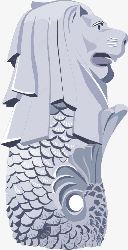 新加坡著名建筑标志png免抠素材_新图网 https://ixintu.com 3D作品 3D设计 手绘 新加坡标志 狮头鱼 著名建筑 透明背景