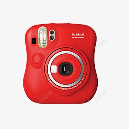 拍立得相机png免抠素材_新图网 https://ixintu.com 产品实物 拍立得 数码 相机 礼物 红色
